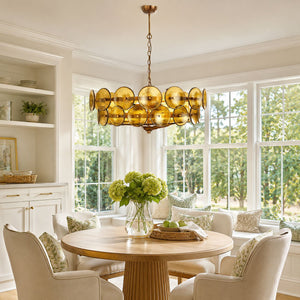 Solaris Disc Murano Chandelier