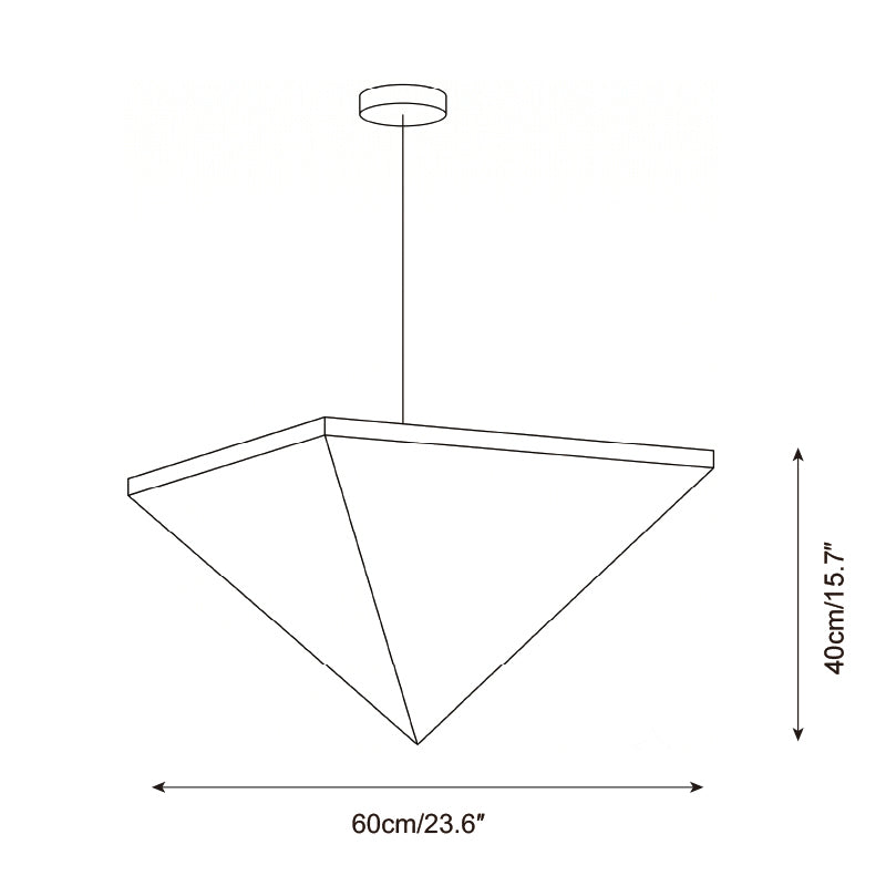 Solina Prism Pendant Light — Dimension drawings 4