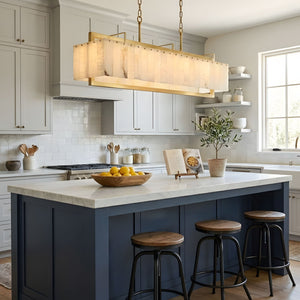 Solstice Bar Alabaster Chandelier