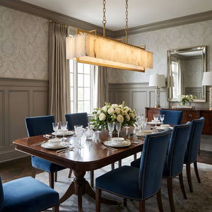 Solstice Bar Alabaster Chandelier