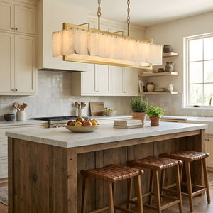 Solstice Bar Alabaster Chandelier