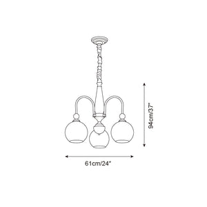 Solstice Glow Chandelier
