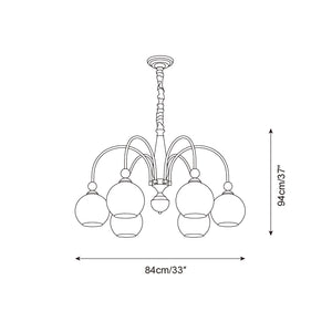 Solstice Glow Chandelier