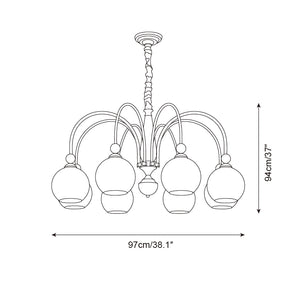 Solstice Glow Chandelier