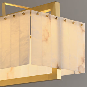 Solstice Bar Alabaster Chandelier