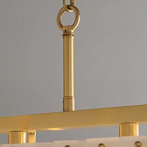 Solstice Bar Alabaster Chandelier