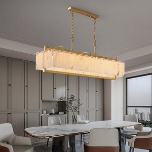 Solstice Bar Alabaster Chandelier