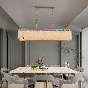Solstice Bar Alabaster Chandelier