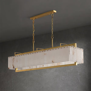 Solstice Bar Alabaster Chandelier