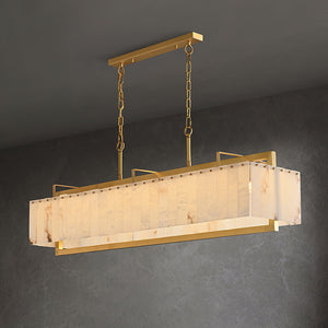 Solstice Bar Alabaster Chandelier
