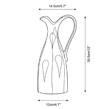 Vaso de Cerâmica Solviera — Desenhos técnicos 1