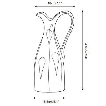 Vaso de Cerâmica Solviera — Desenhos técnicos 2