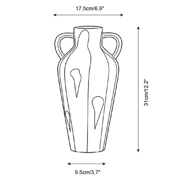 Vaso de Cerâmica Solviera — Desenhos técnicos 3