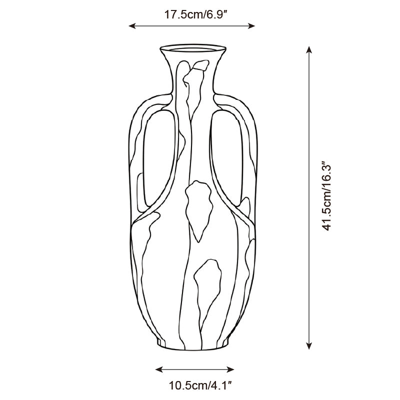Solviera Keramik-Vase — Maßzeichnungen 4