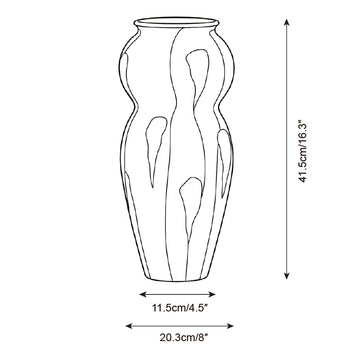 Vaso de Cerâmica Solviera — Desenhos técnicos 6