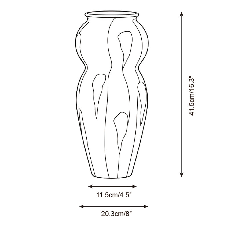 Solviera Keramik-Vase — Maßzeichnungen 6