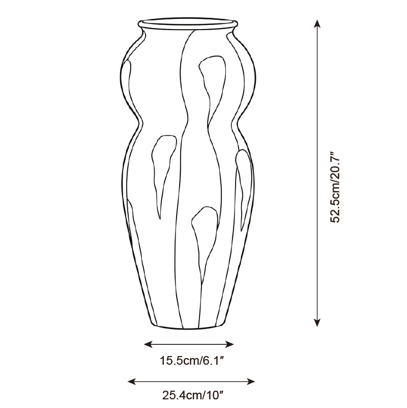 Solviera Keramik-Vase — Maßzeichnungen 7