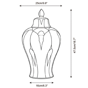 Vaso de Cerâmica Solviera — Desenhos técnicos 9