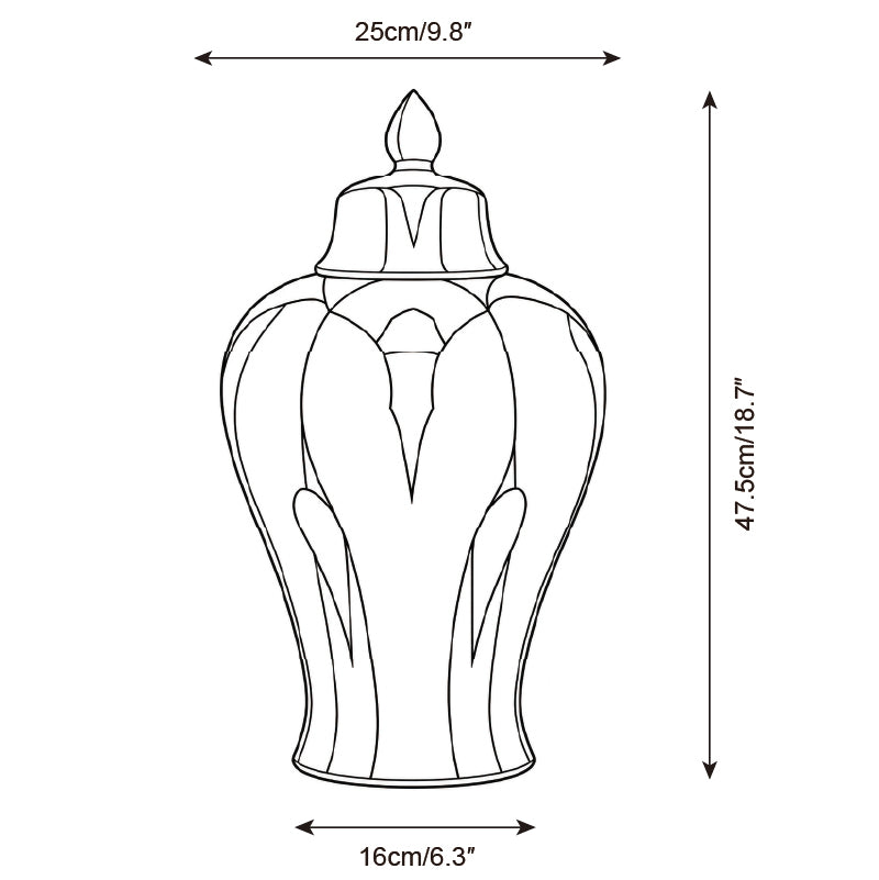 Solviera Keramik-Vase — Maßzeichnungen 9