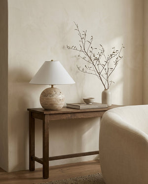 Sorellin Travertine Table Lamp