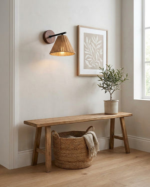 Sovara Rattan Wall Sconce