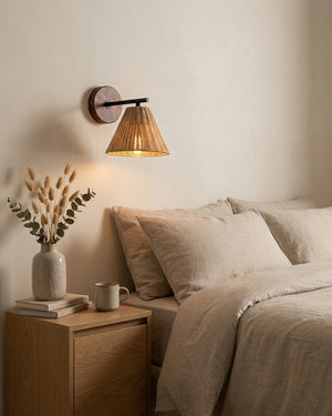 Sovara Rattan Wall Sconce