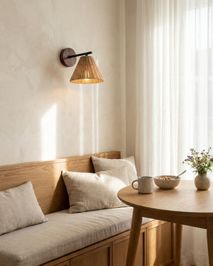 Sovara Rattan Wall Sconce