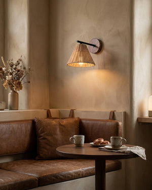 Sovara Rattan Wall Sconce