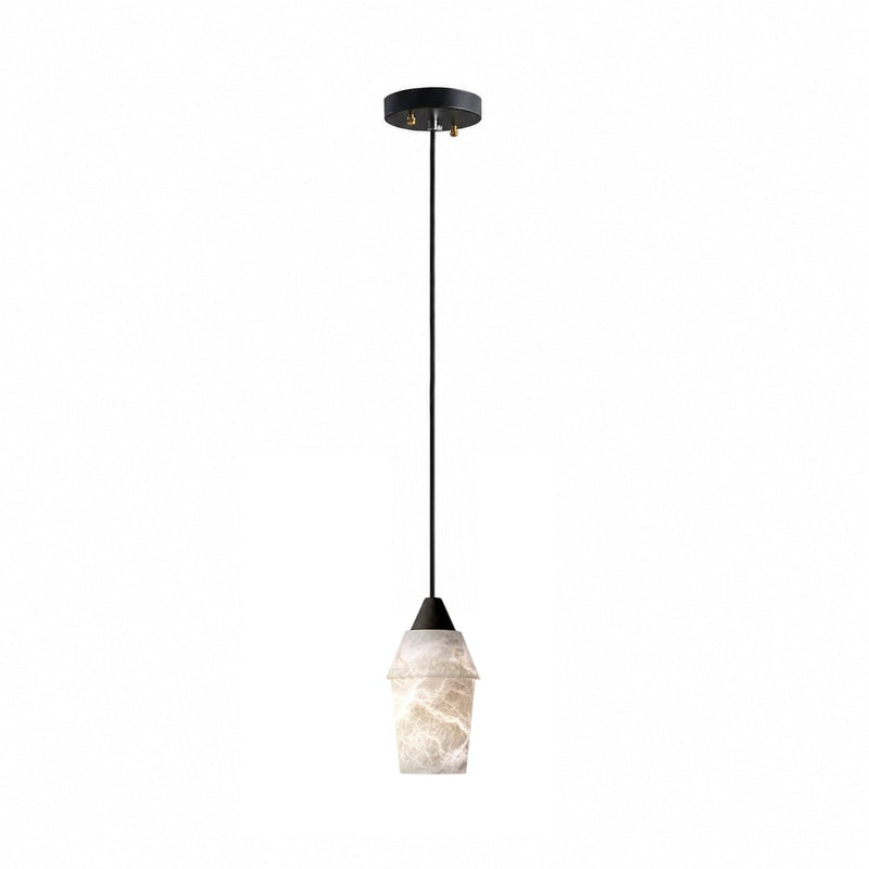Spindle Alabaster Cluster Chandelier – detail 9