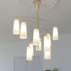 Spiral Tiered Chandelier