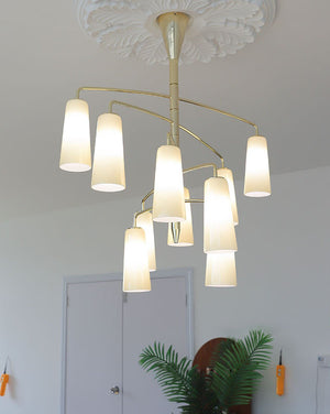 Spiral Tiered Chandelier
