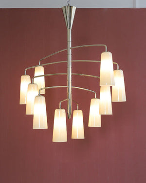 Spiral Tiered Chandelier