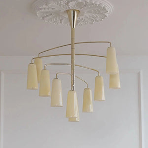 Spiral Tiered Chandelier