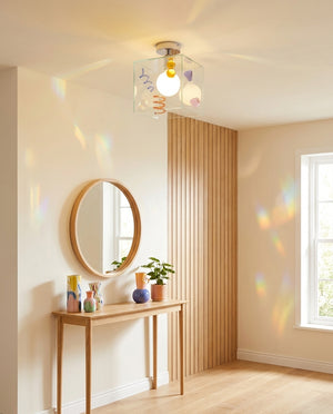 Spirielle Semi-Flush Mount