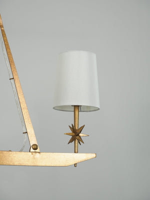 Stellar Frame Linear Chandelier