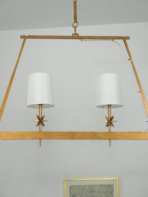Stellar Frame Linear Chandelier