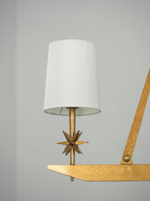 Stellar Frame Linear Chandelier