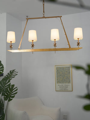 Stellar Frame Linear Chandelier