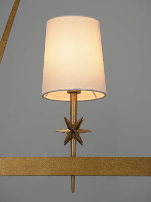 Stellar Frame Linear Chandelier