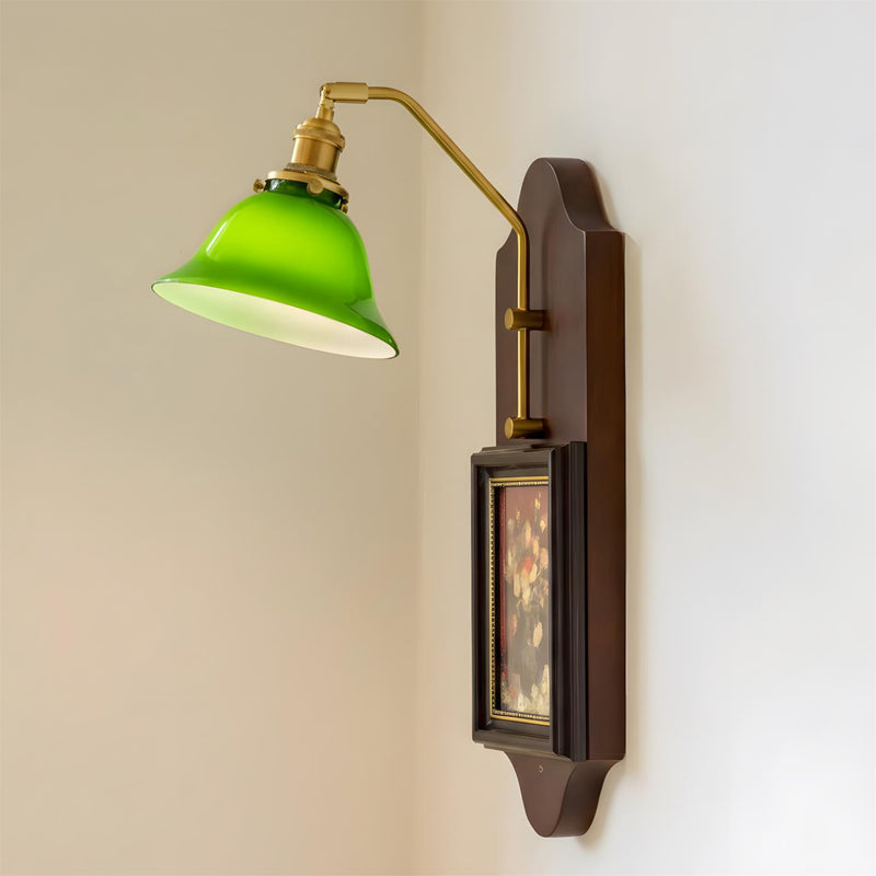 Stillness Green Wall Lamp – detail 2