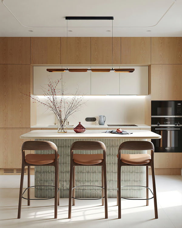 Strata Wood Chandelier - Docos
