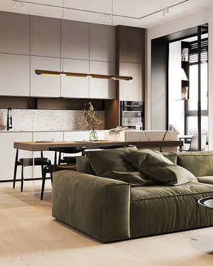 Strata Wood Chandelier