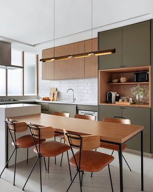 Strata Wood Chandelier