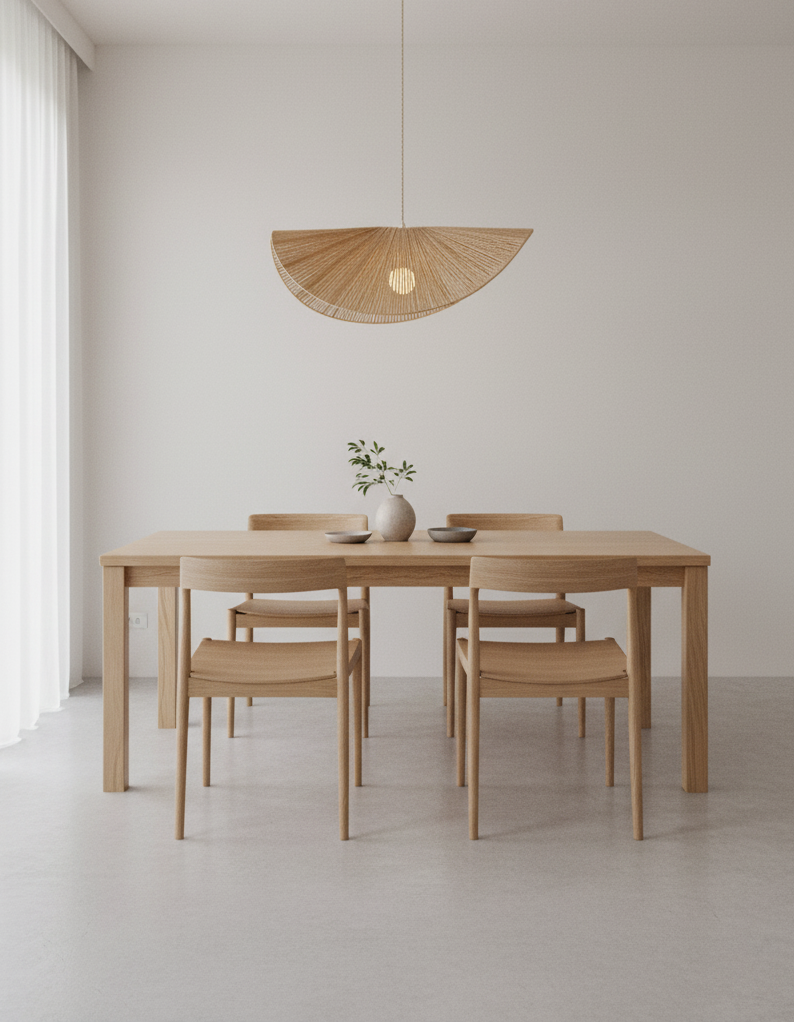 Straw Hat Pendant Light