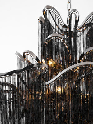 Stream Chain Chandelier