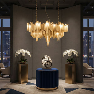 Stream Chain Chandelier