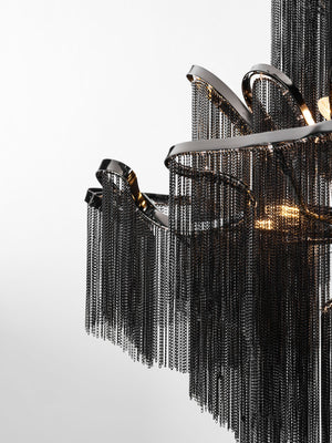 Stream Chain Chandelier