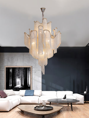 Stream Chain Chandelier