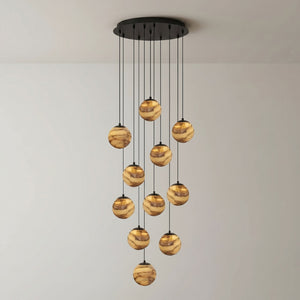 Sultana Alabaster Cluster Chandelier