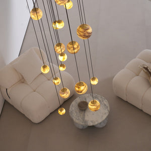 Sultana Alabaster Cluster Chandelier